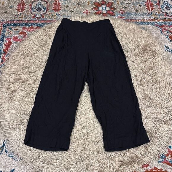 Madewell wideleg linen blend pull on pants size 8 - Picture 1 of 5